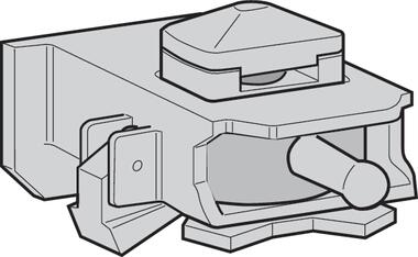 Container twistlock, steel