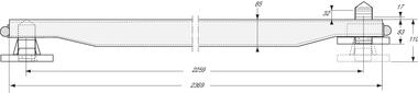 Cross-member with retractable twistlocks (2)