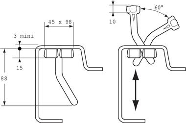 Steel lashing ring, Zinc plated (2)