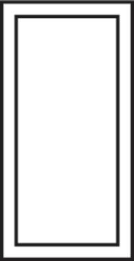 Tubo alluminio grezzo, 40 x 20 x 2