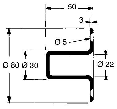 Aluminium grill retainer (2)