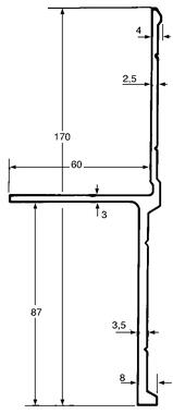 Profil de rive aluminium