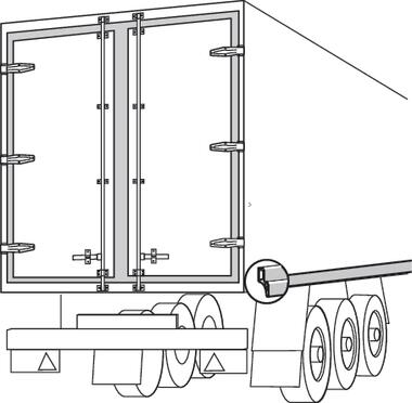 Profil boczny zaczepu plandeki, surowe aluminium