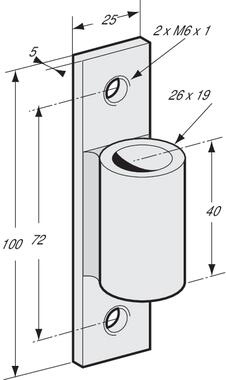 Soporte para atornillar para perfil 3110286, 3110287 (2)