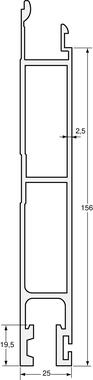 Profil burty dolny, 150 mm (1)