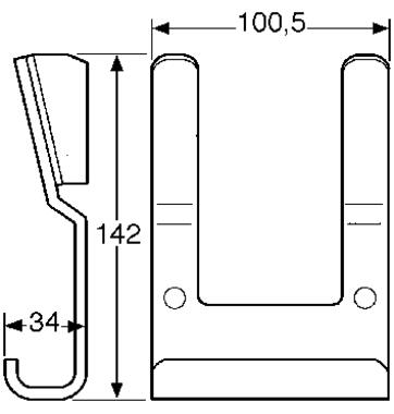 Sockel, Rohstahl, für KINNEGRIP K20 (2)