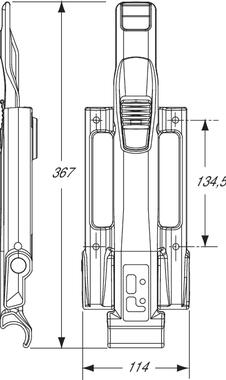 KTL steel mechanism, with 3544100GA keeper (2)