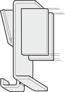 Fixing size for welding KINNEGRIP K20 socket (2)