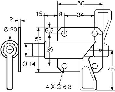 Zinc plated steel bolt (2)