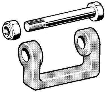 Narrow hinge bracket to weld