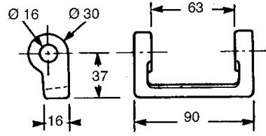 Narrow hinge bracket to weld (2)