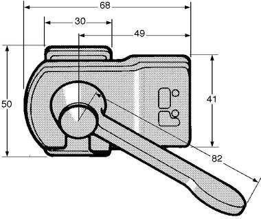 Self colour steel, turnbuckle lock (2)