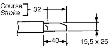 Rectangular cam zinc plated steel lock (2)