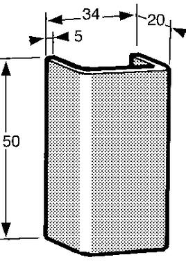 Gegenhalter für Verschluß, Rohstahl, 3343672DR, 3343672GA (2)