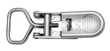 Zinc plated lockable and ajustable trunkfastener