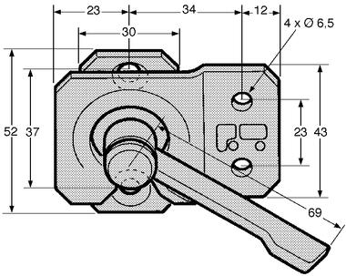 Bichromated zinc plated steel, turnbuckle lock (2)