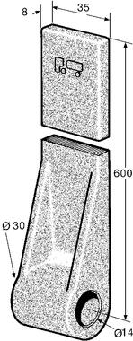 Drop forged steel hinge (1)