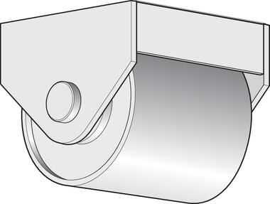 Rouleaux de benne avec bague plastique PA6 (1)