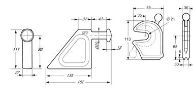 Bucket joint, drop-forged steel (2)