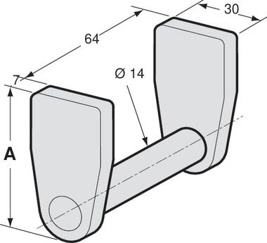 Gâche pour verrou 3543595 (1)