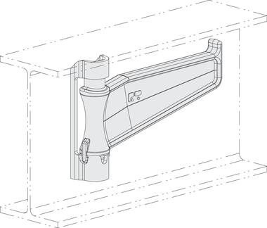 Elargisseur à console complet pour porte-engins