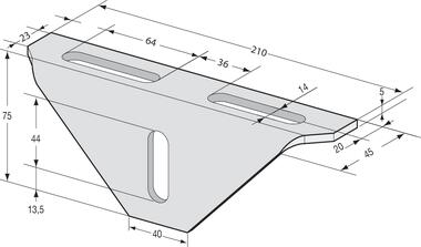 Gousset acier dacromet (2)