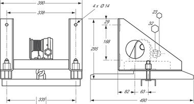 Wheel carrier, 10 stud wheel (2)