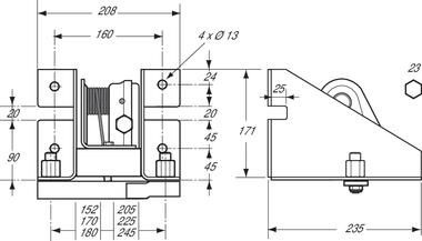 Porte-roue pour Mercedes Sprinter (2)