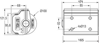 BUT-ROLL H1-130 Tope horizontal (2)