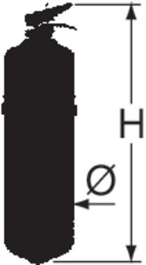 Feuerlöscher, 2 kg, ABC-Pulver, Feuersorten 8A-89B-C (2)