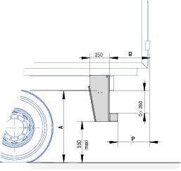 BAP Barra paraincastro profilo tubo alluminio rettangolare 120 x H100 (2)