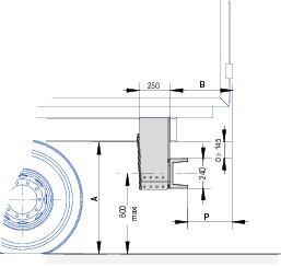 BAP Barra paraincastro profilo alluminio portafanali 145 x H240 (2)