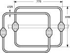 Kit de arquillos para barras telescópicas Ø42 mm (1)