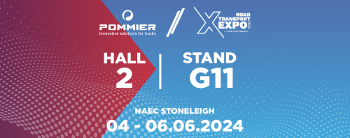 Participation de POMMIER au salon ROAD TRANSPORT EXPO